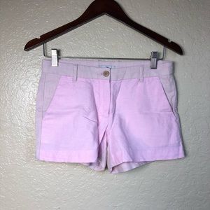 GAP pink two tone color block linen shorts